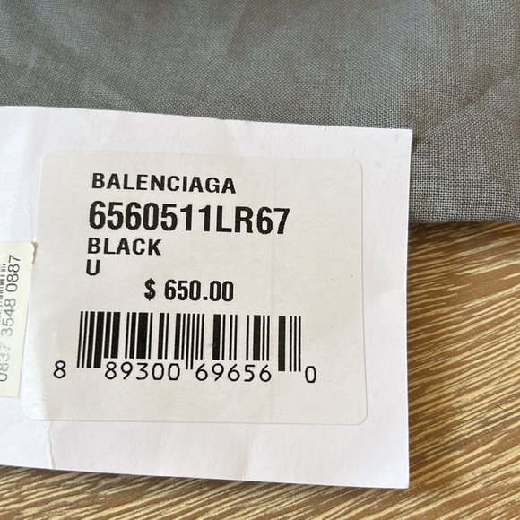 Balenciaga Hourglass Croc Embossed Leather Key Chain Card Case - Picture 7 of 10